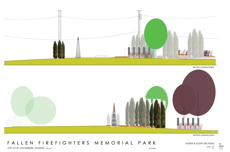 Firefighters Memorial St Catharines Finalist  (in collaboration with Lilly Otasevice Studio)